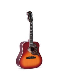 Sigma DR12-SG5 12-String Acoustic Electric Guitar - Vintage Cherry Sunburst