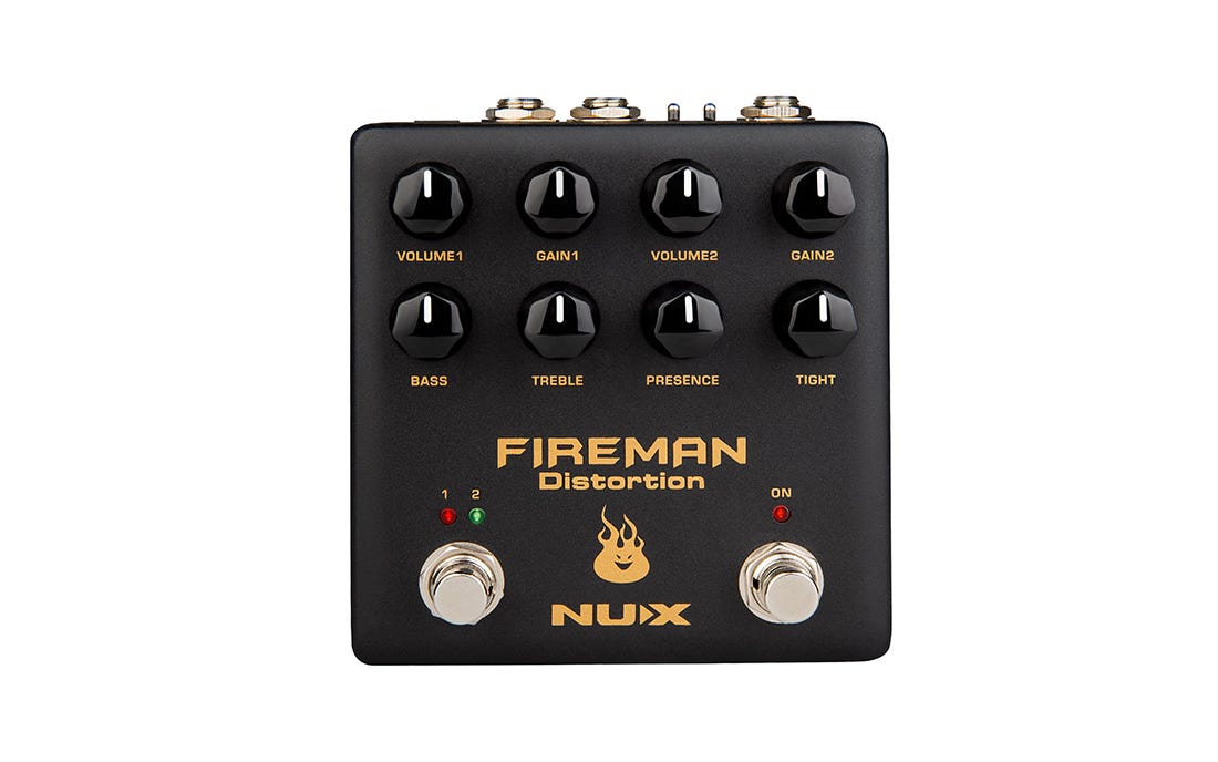 NU-X NDS-5 Fireman Dual Channel Overdrive / Distortion Pedal