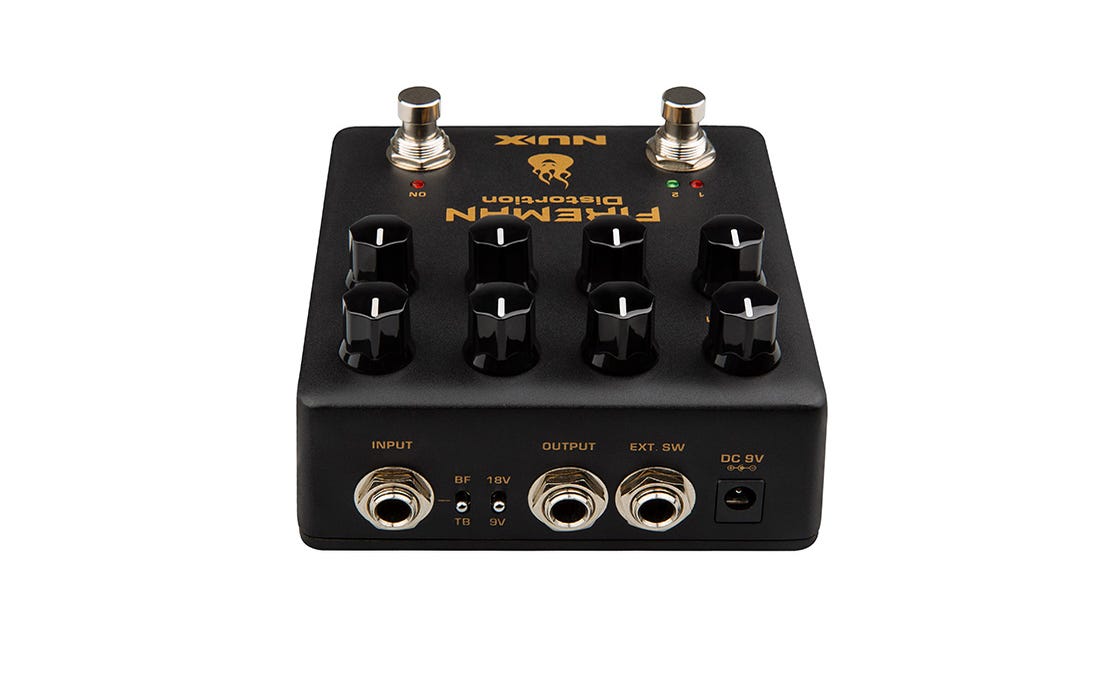 NU-X NDS-5 Fireman Dual Channel Overdrive / Distortion Pedal