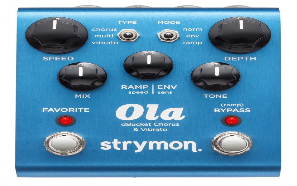Strymon OLA dBucket Chorus & Vibrato Pedal
