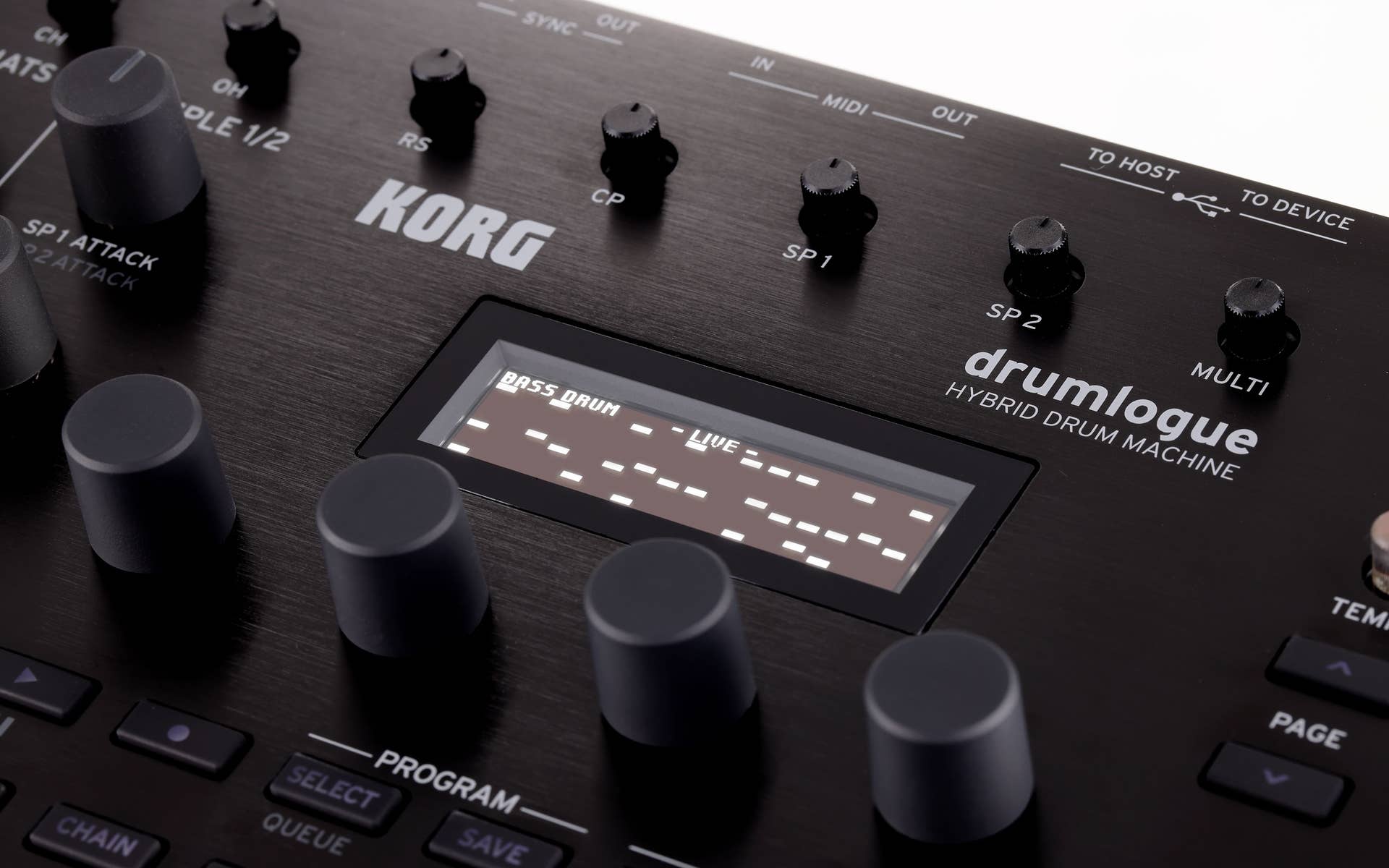 Korg DRUMLOGUE Hybrid Drum Machine / Synth