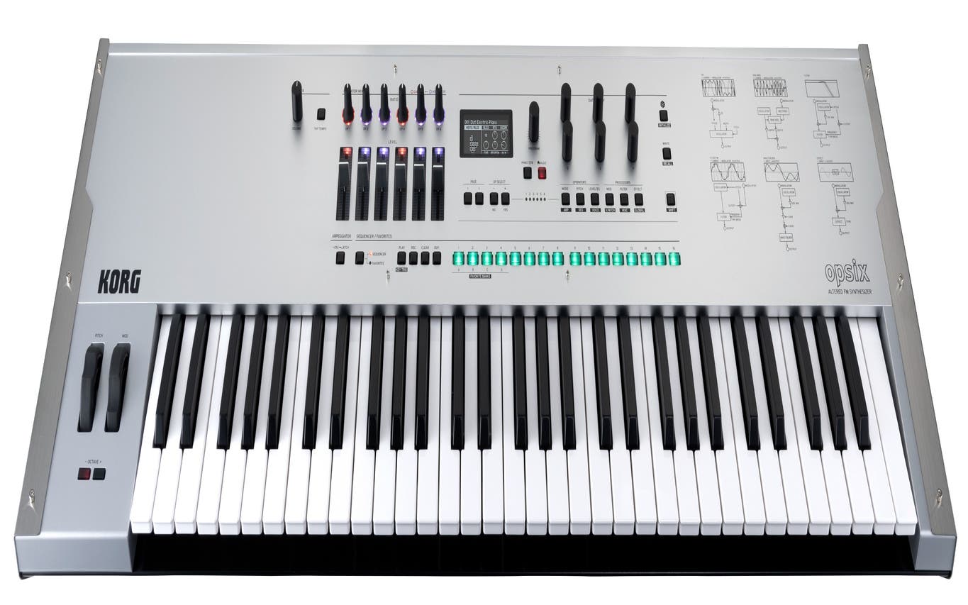 Korg OpSix SE 61-Key FM Synth w/Case - Platinum
