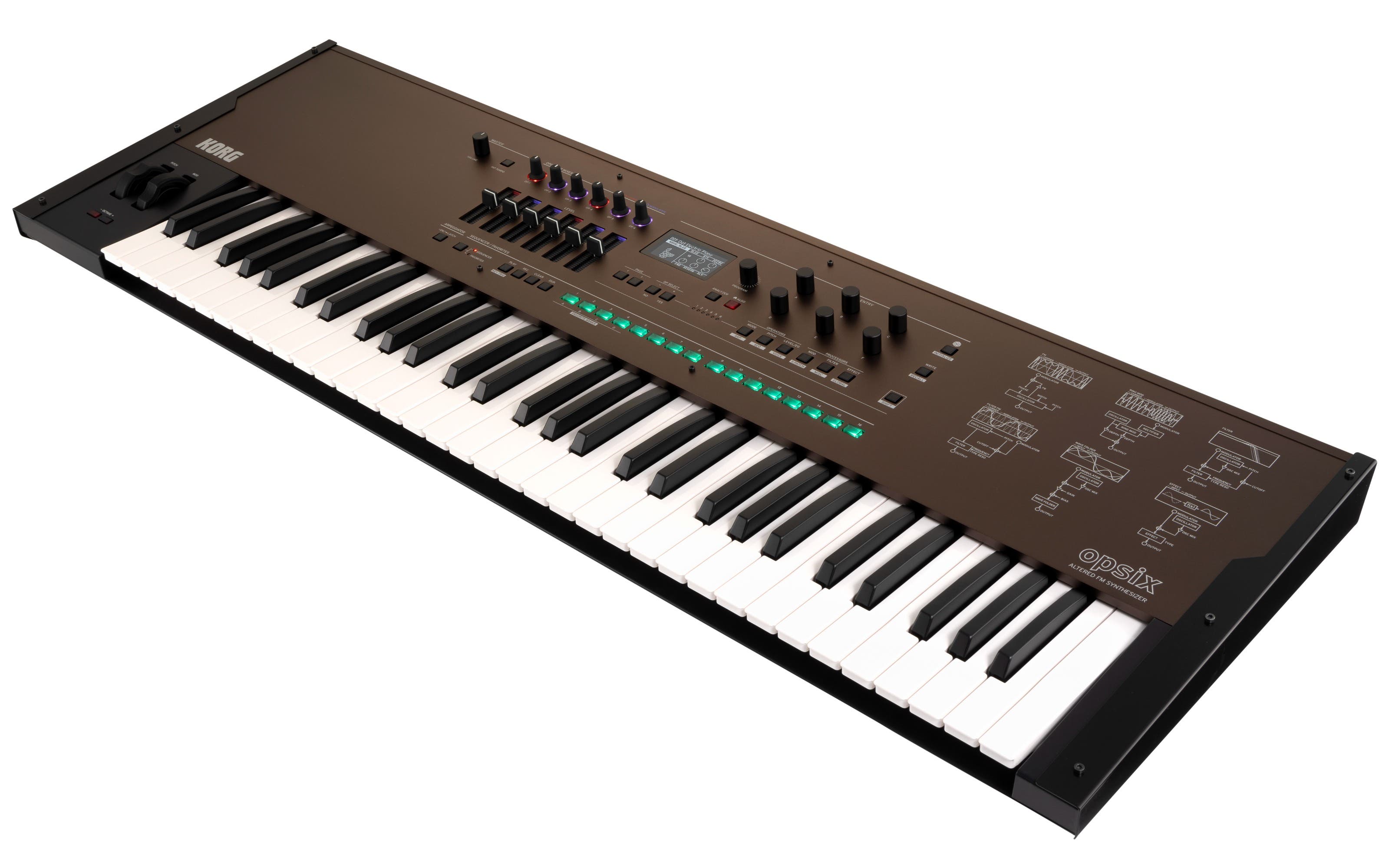 Korg OpSix SE 61 Key FM Synth w Case Black Better Music