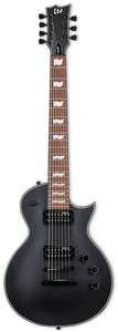 ESP LTD EC-257 7-String Electric Guitar - Black Satin