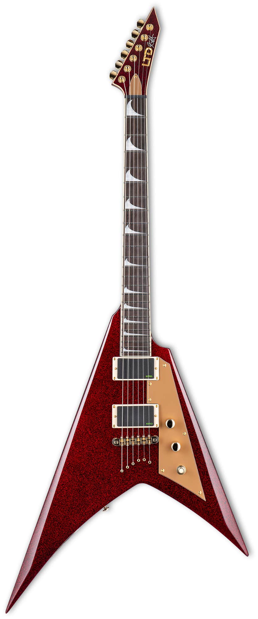 ESP LTD Kirk Hammett Signature KH V Red Sparkle Better Music