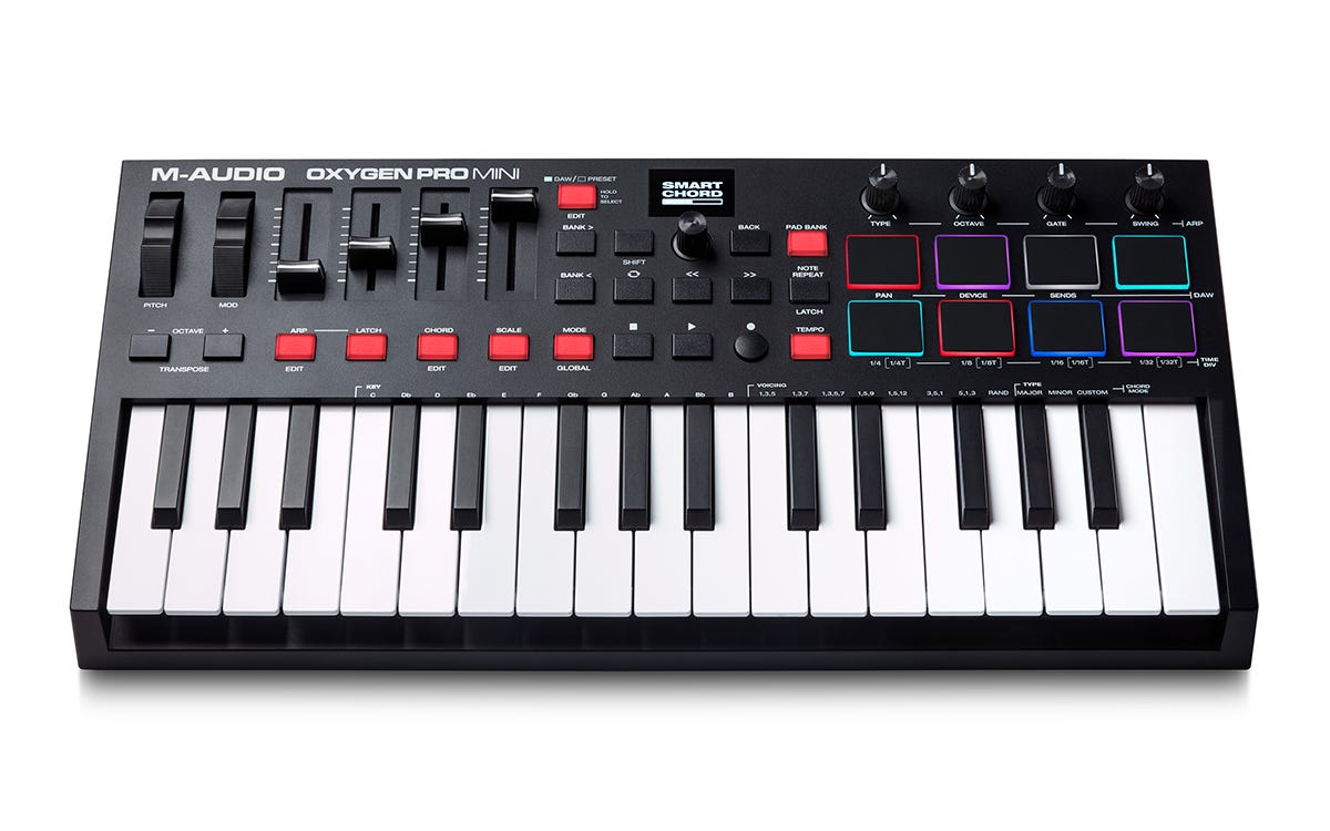 M-Audio Oxygen Pro Mini: 32 Note USB Controller