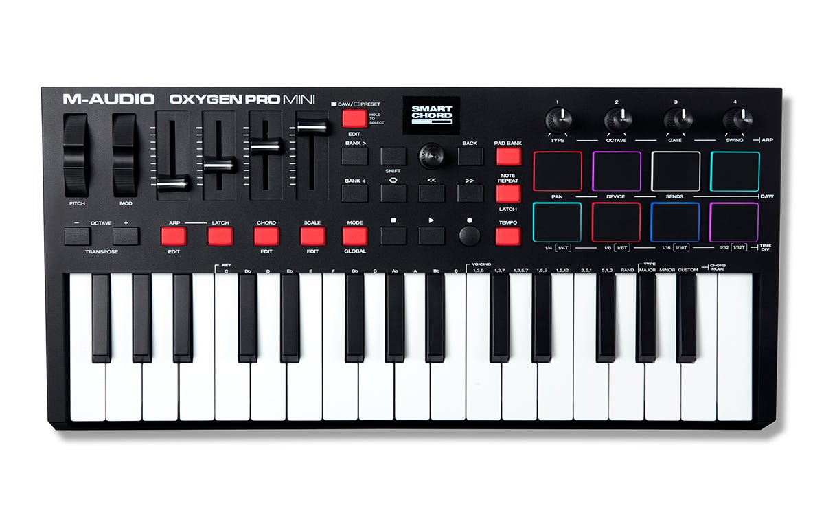 M-Audio Oxygen Pro Mini: 32 Note USB Controller