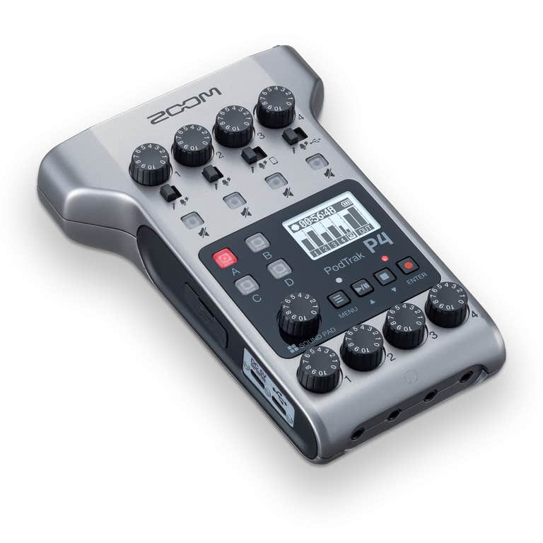 Zoom Podtrak P4 Compact Podcast Recorder