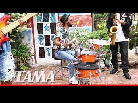 Tama Cocktail-JAM Compact Drum Kit - Indigo Sparkle