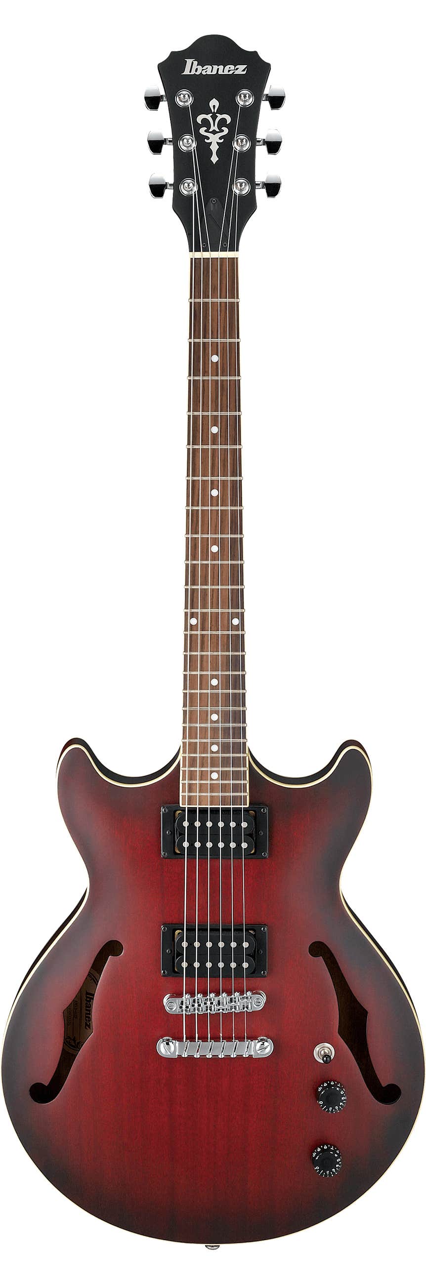Ibanez AM53 Artcore Semi Hollow Electric Guitar Sunburst Red