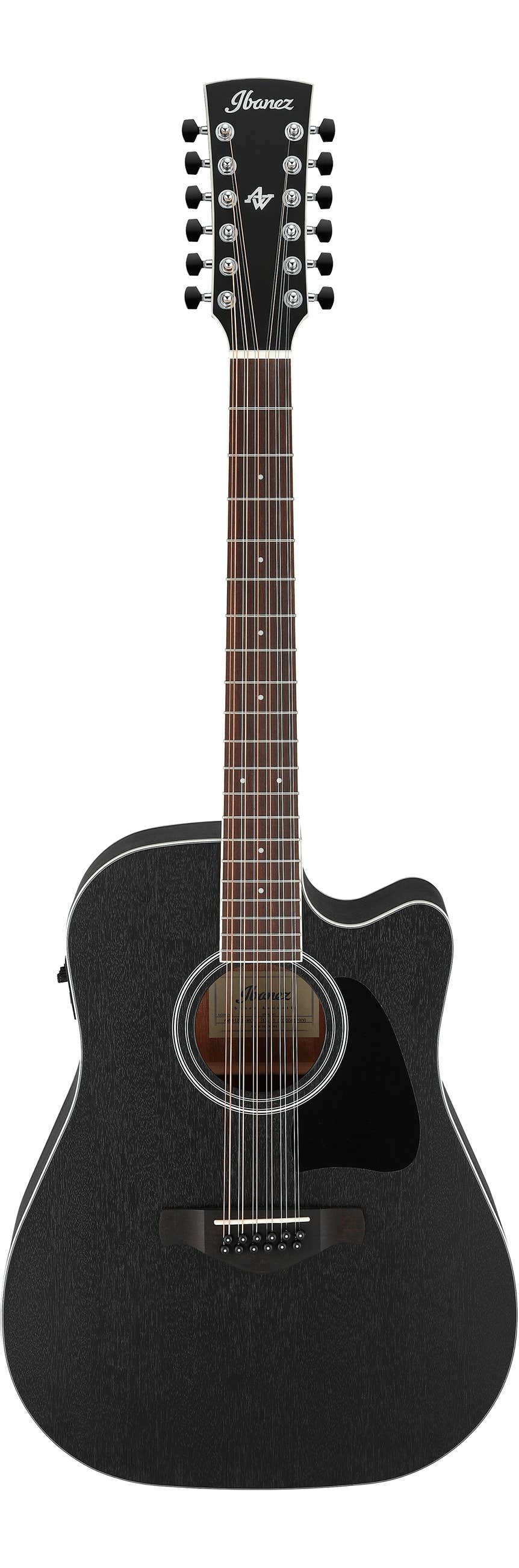 Ibanez AW8412CE WK 12 String Acoustic Electric Guitar Weathered