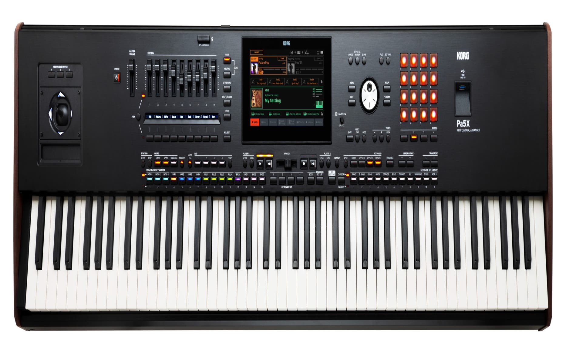 Korg PA5X-88 88-note Arranger Keyboard w/Hammer Action Keys