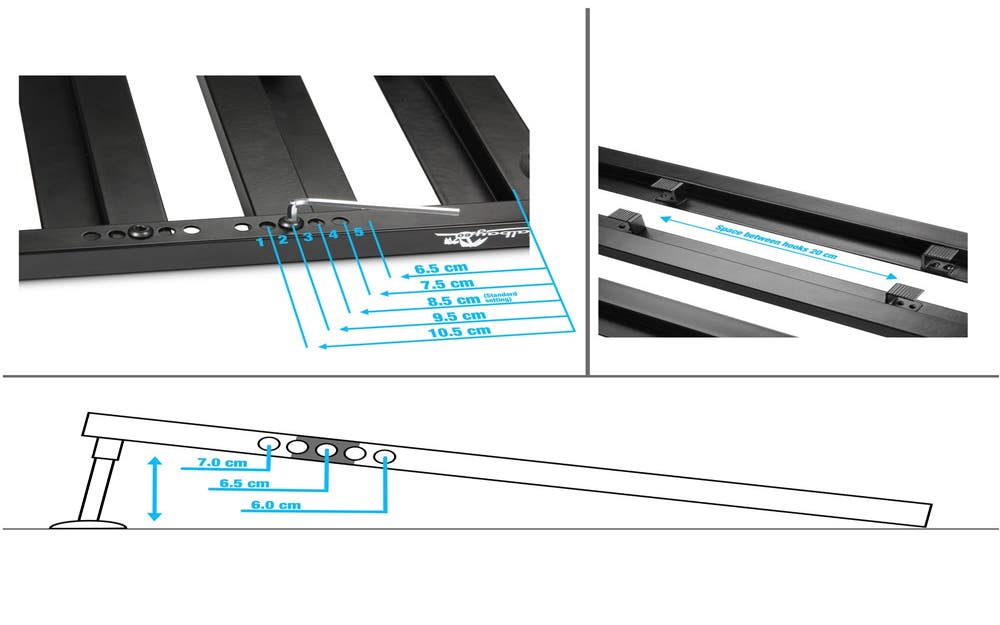 Palmer PEDALBAY 60 L - Lightweight Variable Pedalboard w/Protective Softcase - 60 cm