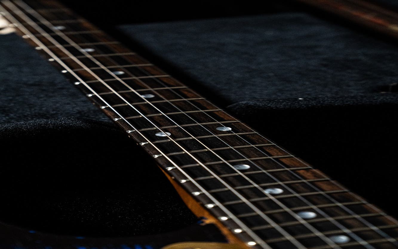 Paoletti Custom Alfa HSS FR - Heavy Deep Blue / Sunburst