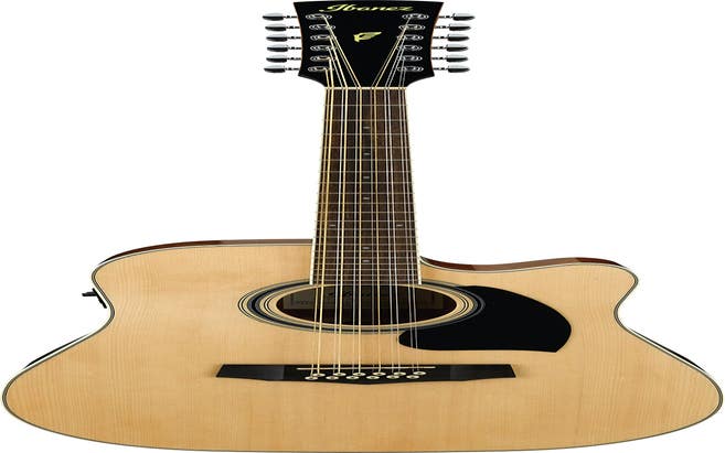 Ibanez  PF1512ECE NT 12 String Acoustic Guitar - Natural High Gloss