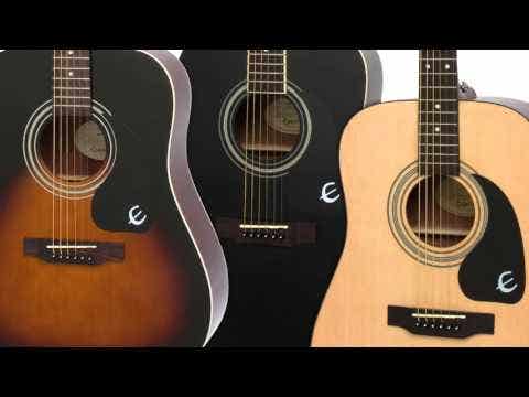 Epiphone DR-100 Acoustic Guitar - Ebony