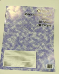 Manuscript Bk 10St 20Pg Giant