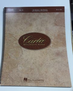 carta manuscript basic 64pg 12st spiral /  (HAL LEONARD)