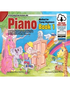 18326 Young Beginner Piano Bk 1 Online Media