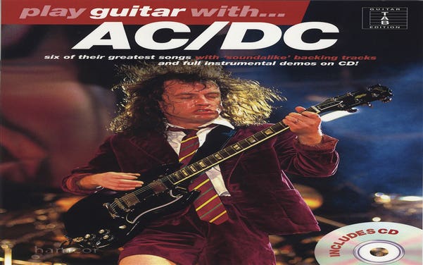 Play Guitar With Ac/Dc Gtr Tab Bk/Cd