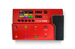 SOLD OUT - Line 6 POD GO Multi Effects / Amp Modeller - Limited Edition Red