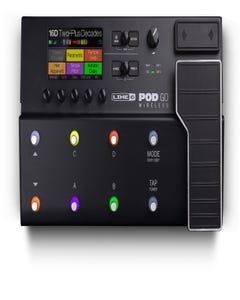 Line 6 POD GO Wireless Multi Effect Unit w/built in Guitar Wireless System
