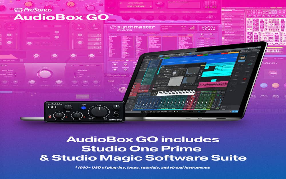 Presonus Audiobox GO Compact USB Audio Interface