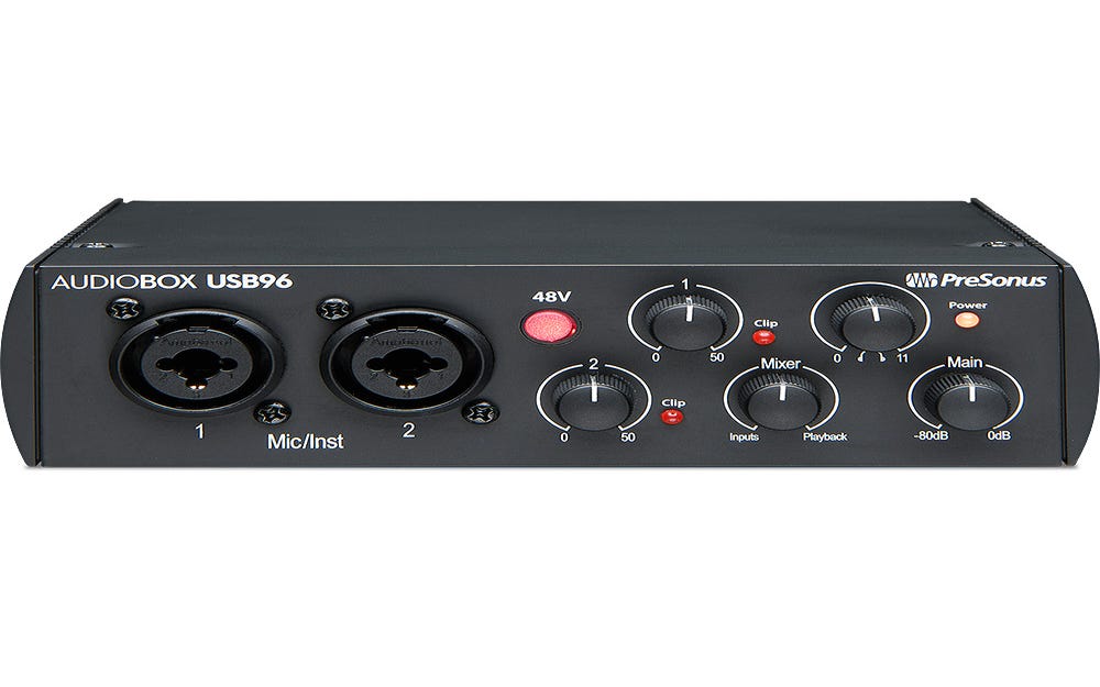Presonus AudioBox USB 96 Interface w/Studio One + Ableton Live Lite