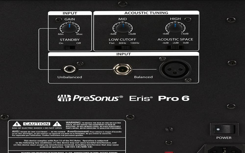 PreSonus Eris Pro 6 Active 6 inch Coax Monitor (single)