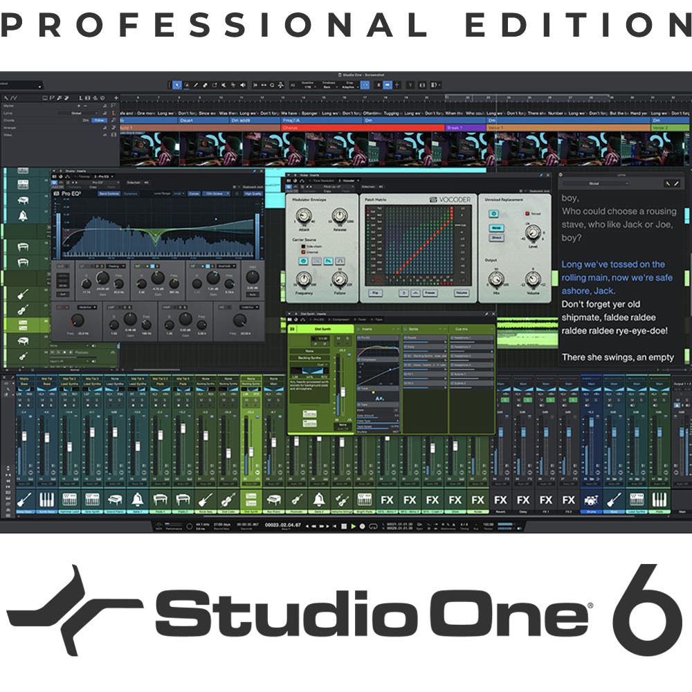 Presonus Studio One PROFESSIONAL 6 DAW Software (Digital Download)