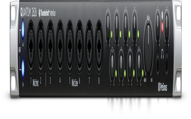 Presonus Quantum 2626 Thunderbolt 3 Interface w/Studio One + Ableton Live Lite