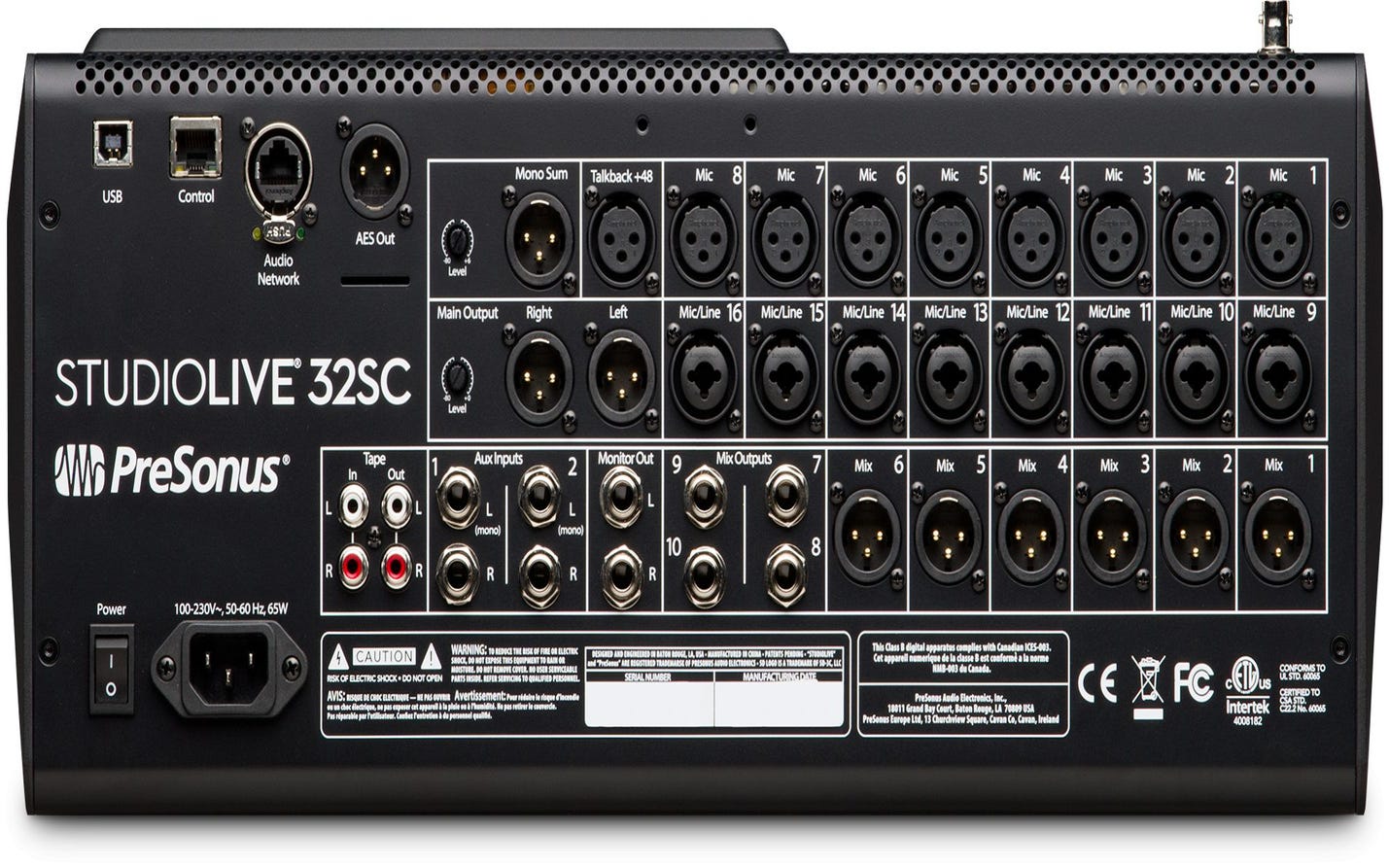 Presonus StudioLive 32SC Compact Digital Mixer w/Studio One Artist