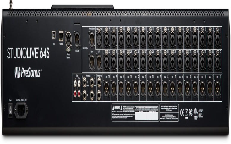 Presonus StudioLive 64S Digital Mixer w/Studio One Artist