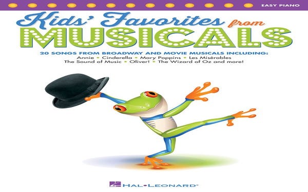 Kids Favorites From Musicals Easy Piano