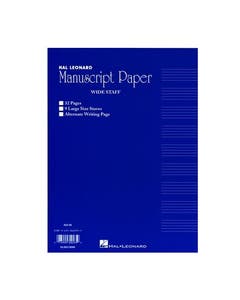 Wide Staff Manuscript Pad 32Page