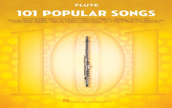 101 Popular Songs For Flute
