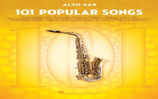 101 Popular Songs For Alto Sax