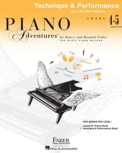 Piano Adventures All In Two 4-5 Technique Perfor