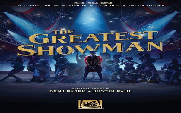 The Greatest Showman Movie Soundtrack Pvg