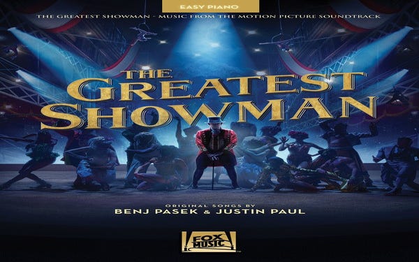 The Greatest Showman Movie Soundtrack Easy Piano