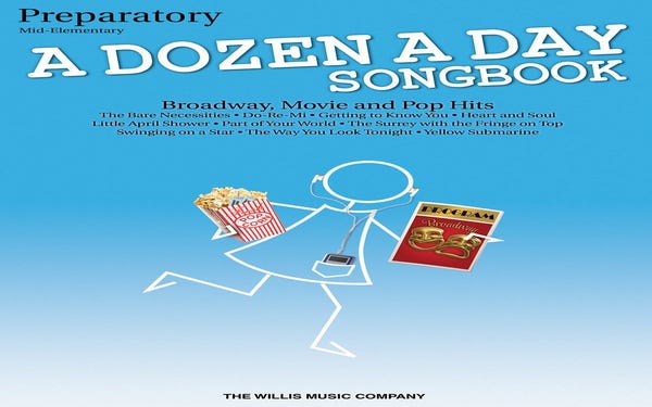 A Dozen A Day Songbook - Preparatory
