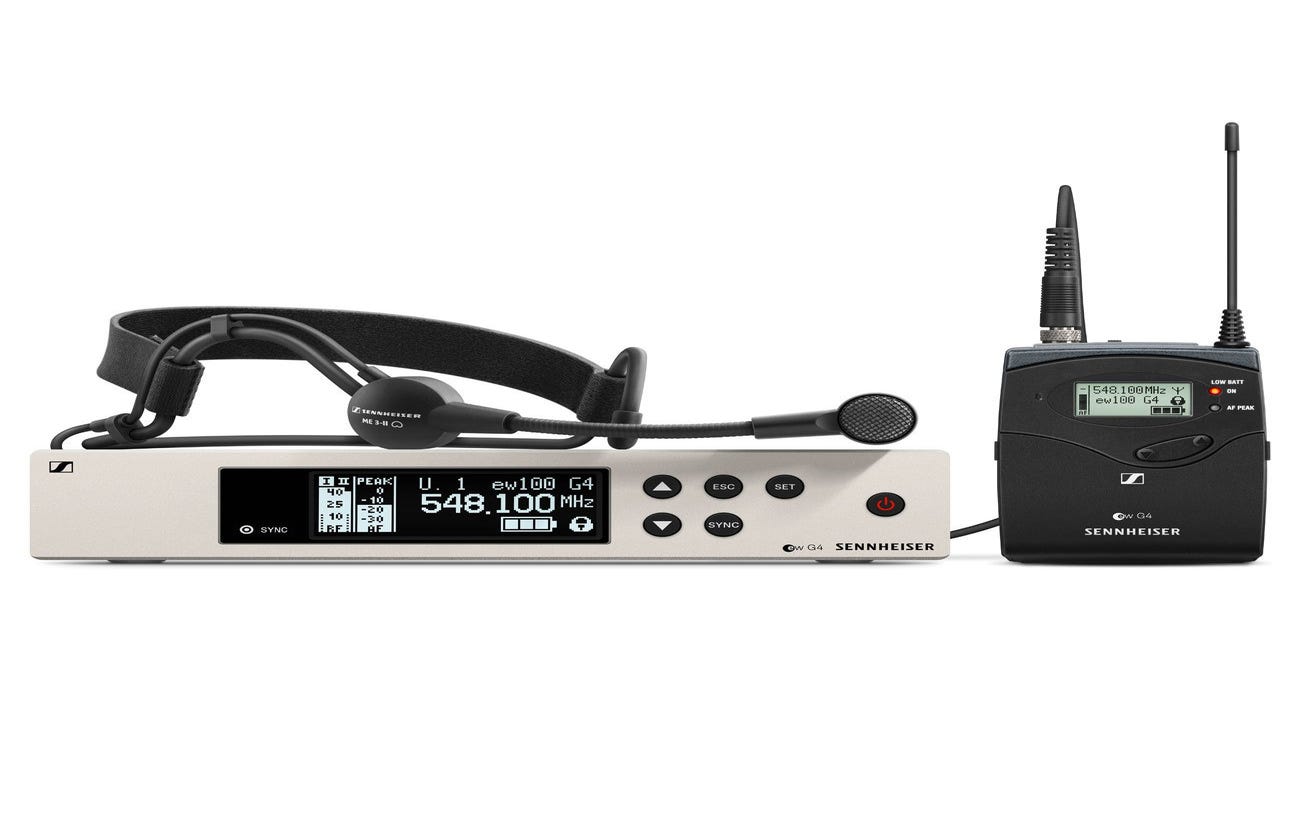 Sennheiser Evolution G4 100 ME3 Headset Wireless System