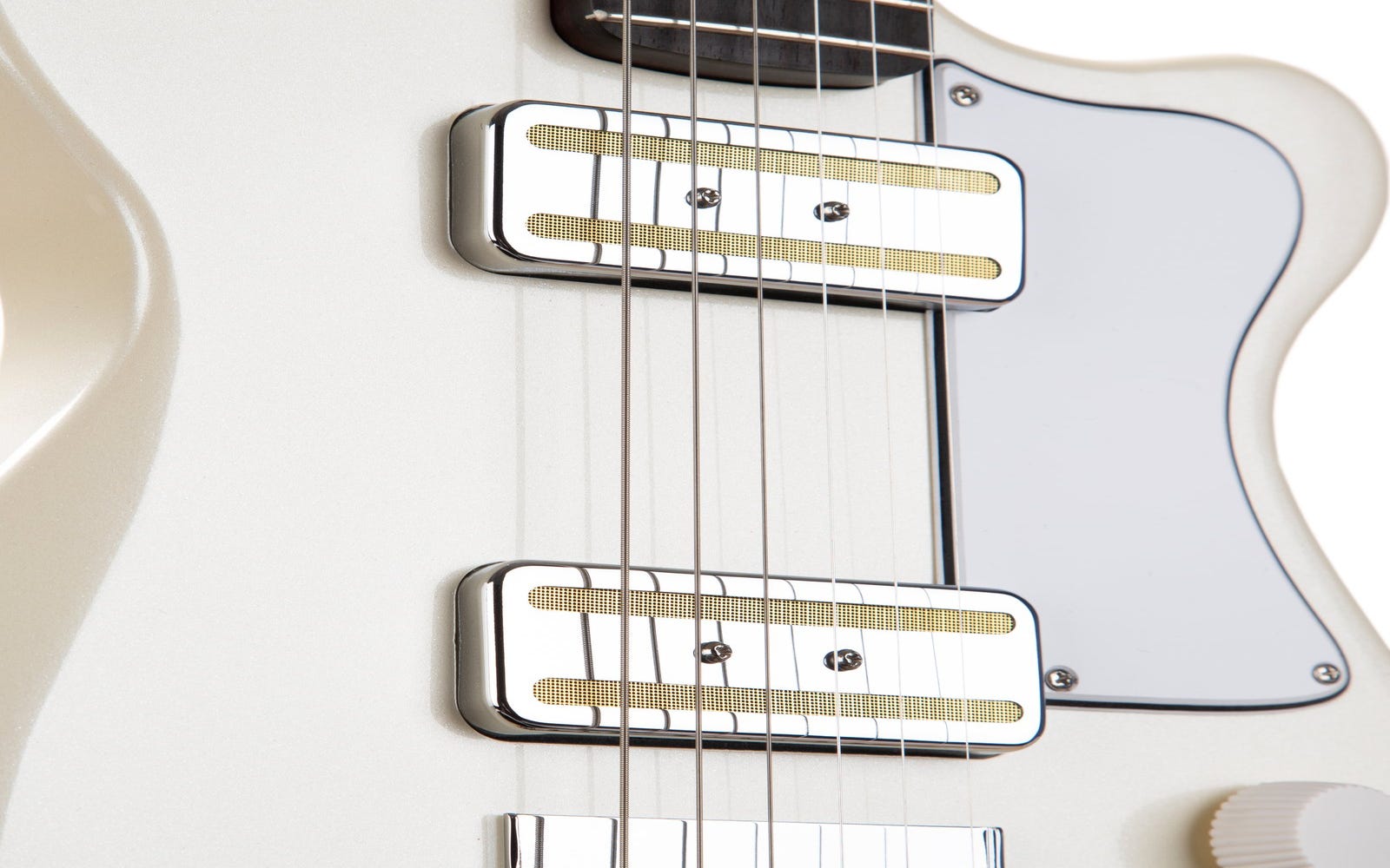 Harmony Juno Electric Guitar w/MONO Bag - Pearl White