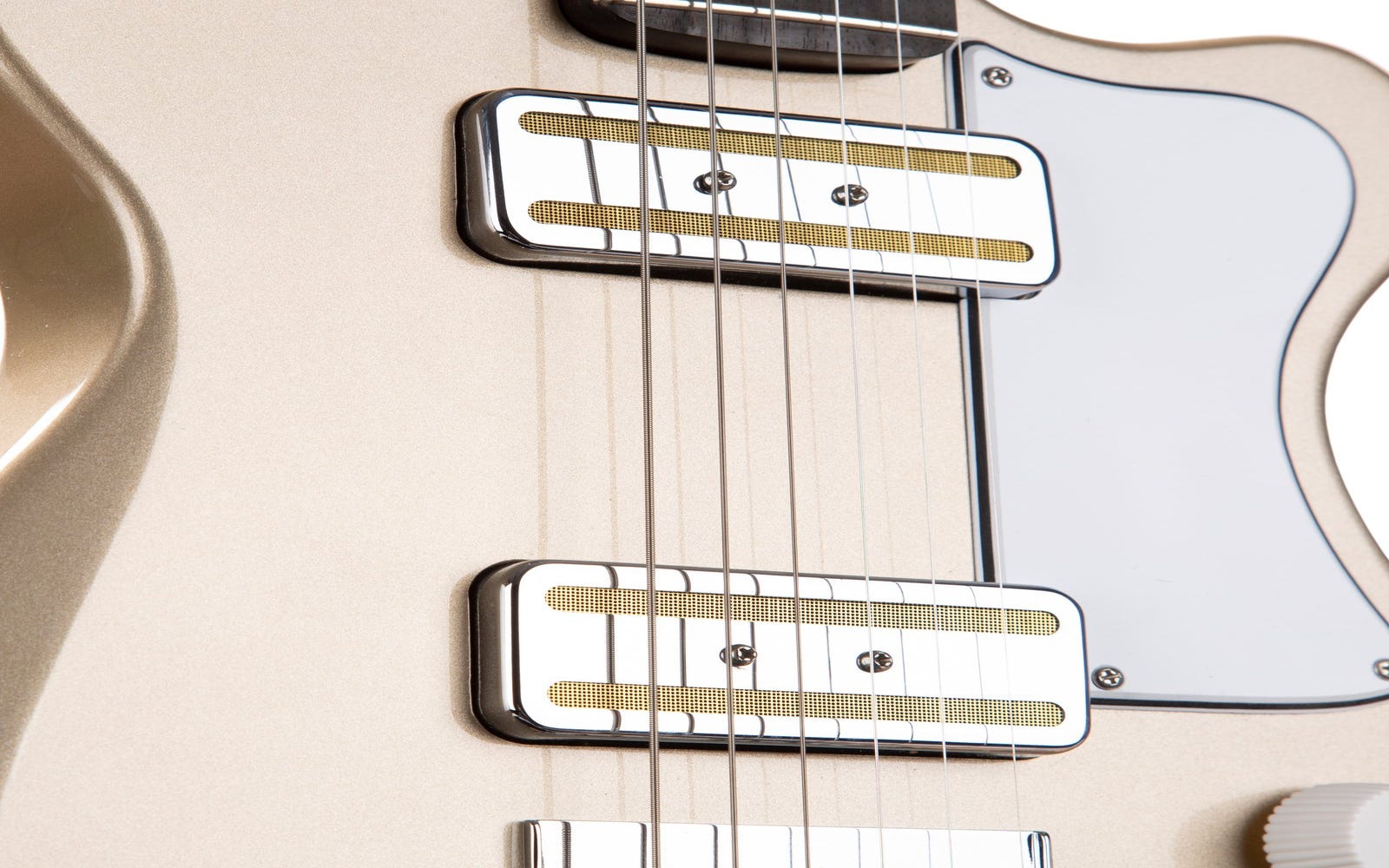 Harmony Juno Electric Guitar w/MONO Bag - Champagne