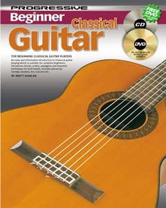 Progressive Beginner Classical Gtr Bk/Cd/Dvd
