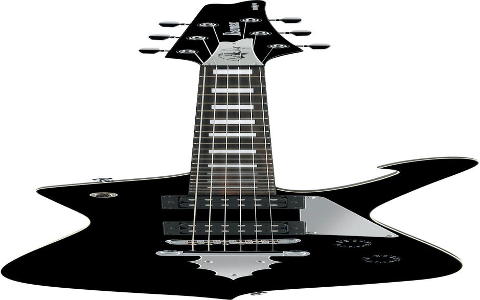 Ibanez PSM10-BK Paul Stanley miKro Guitar - Black