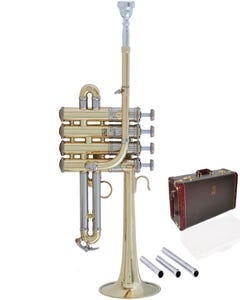 Bach Artisan Piccolo Trumpet KEY A/B FLAT 4 LEADPIPES AP190