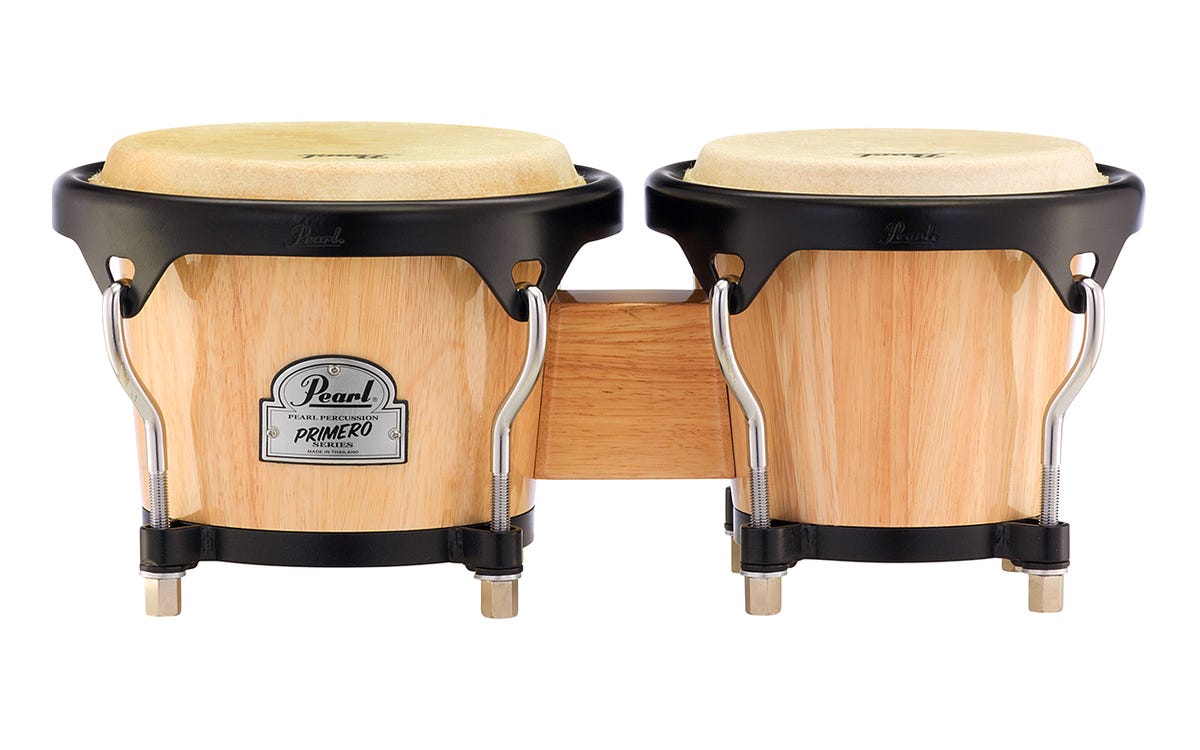 Pearl Percussion Primero Wood Bongos - Natural