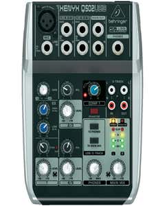 Behringer Q502USB 5-input mixer with USB