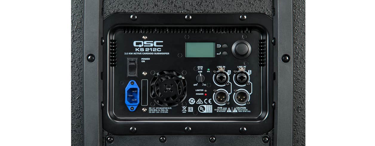 QSC KS212C Powered Dual 12 Subwoofer Better Music